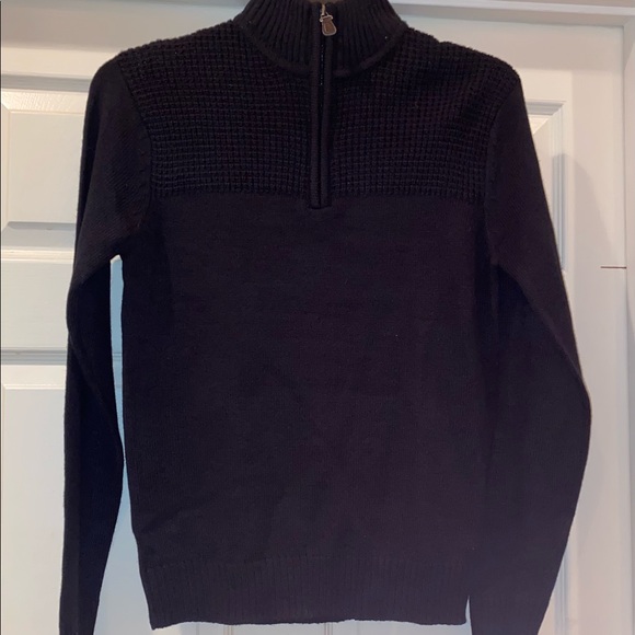 Black Quarter Zip Sweater - Picture 5 of 5